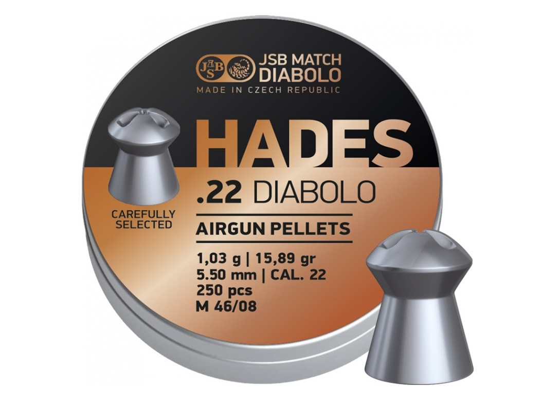 JSB Hades 5.50mm Luchtdruk Kogeltjes blikje 250